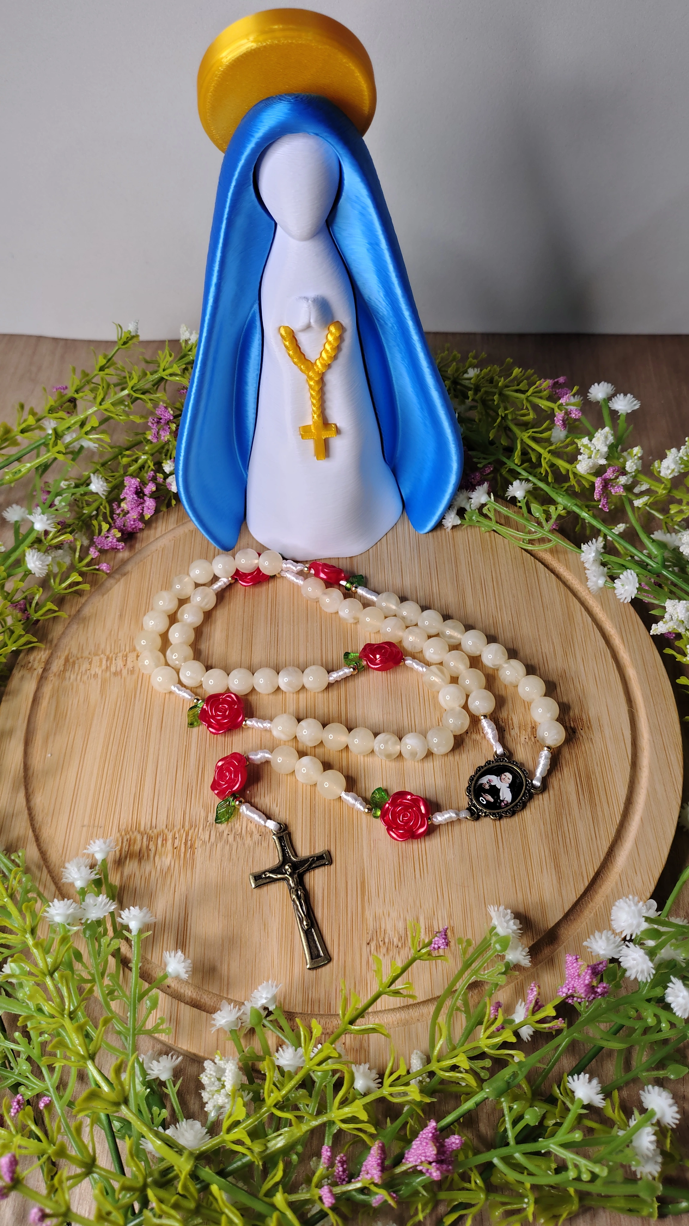 Terço de Santa Teresinha com Rosas